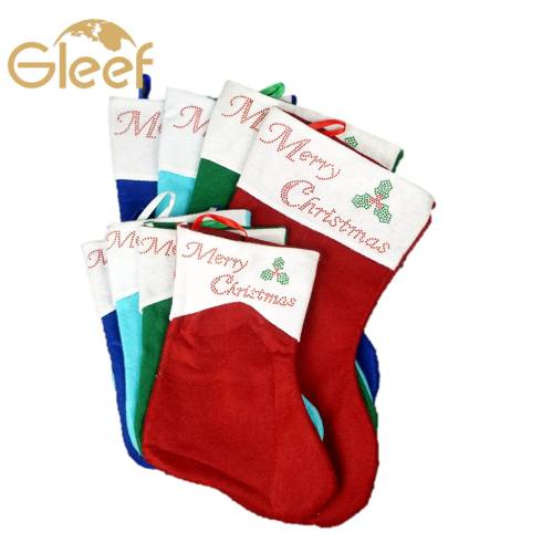 Felt Chrismas Stocking felt Christmas non-woven Stocking sock in Bulk Supplier