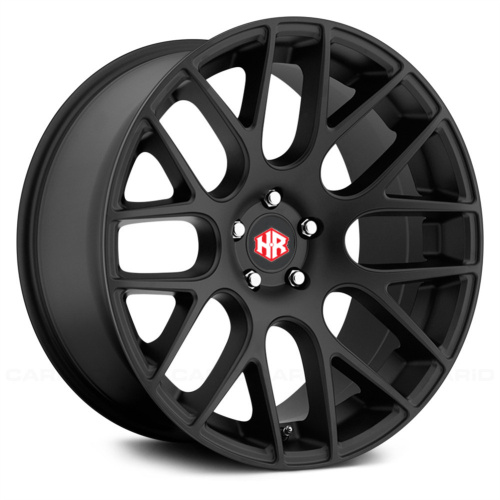 Aluminum Forging Black Alloy Wheels 5 Holes Rim