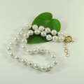 Faux Baroque White Pearl Jewelry