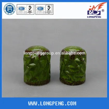 Green Ceramic Salt and Pepper Shaker