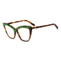 Colorblocking Lamination Acetate Glasses