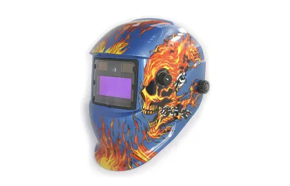 Din 9-13 Custom Painted Welding Helmets , Automatic Arc Welding Mask