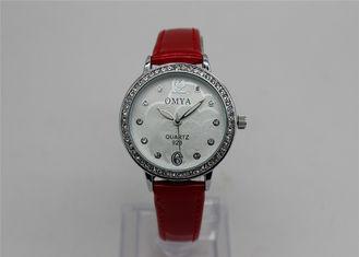 Elegent Ladies Diamond Quartz Watch with flower dial 32MM 5