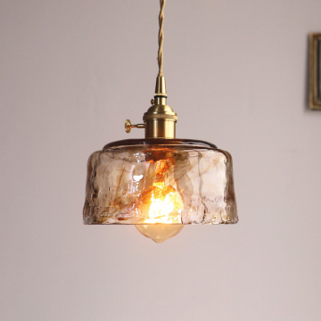 Brass Glass Vintage Pendant Light - Hot Selling Pendang Lamp for Bar and Dining Room