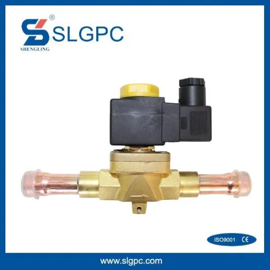 Made in China welding type brass valves SV1078/5 5/8 INCH for refrigerators Ice making machines Refrigeration Solenoid Valve