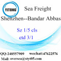 Shenzhen Port LCL Consolidation To Bandar Abbas