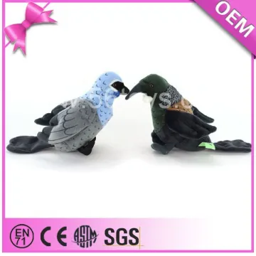 Hot Product for sales Plush Animal Bird love birds stuffed plush Bird toys