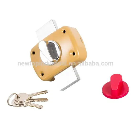 China manufacturer best selling yellow brass rim door lock