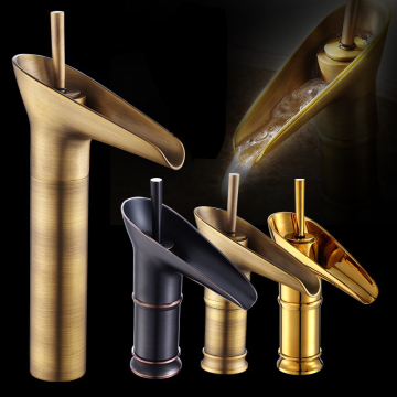 High-Quality Waterfall Basin Faucet - Hot Selling New Arrival Fashion Brass Wine Cup Shape Bathroom Tap