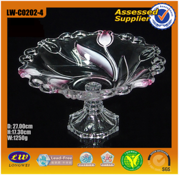 Colored Glass Plate for Decoration