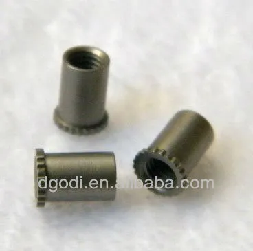 small black oxide steel grounding standoff