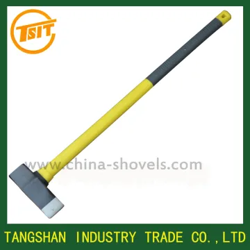 splitting mauls with plastic coating fiberglass handle working axe