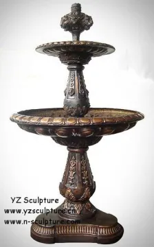 Hand Carved Bronze and Copper Fountains (GBF-E072)