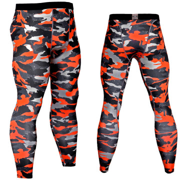 Men compression Gym Leggings camouflage pants quick-drying trousers fitness Running tights sports workout Gym male trouser