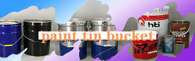 Paint tin bucket