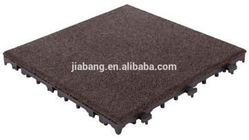 Foshan supplier new material DIY decking Outdoor interlocking rubber flooring tile