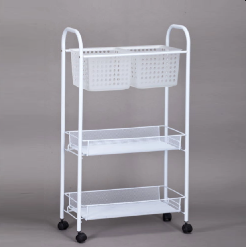 Mataas na kalidad na three-layer storage trolley