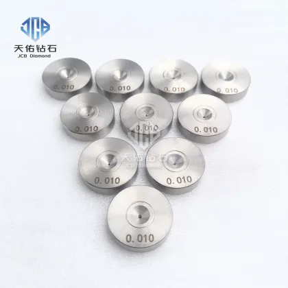 High-Precision 0.010mm Natural Diamond Wire Drawing Die for electronics industry