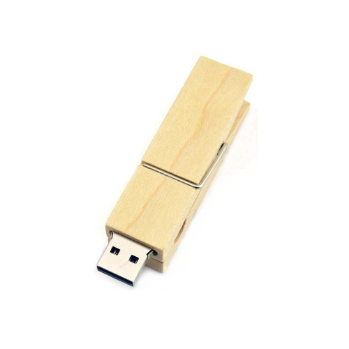 Wooden clip usb flash drive creativo gift