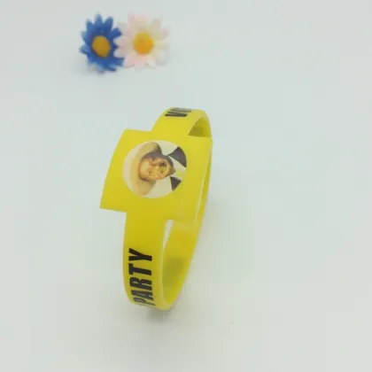 Custom Africa Style Watch Shape Silicone Wristband