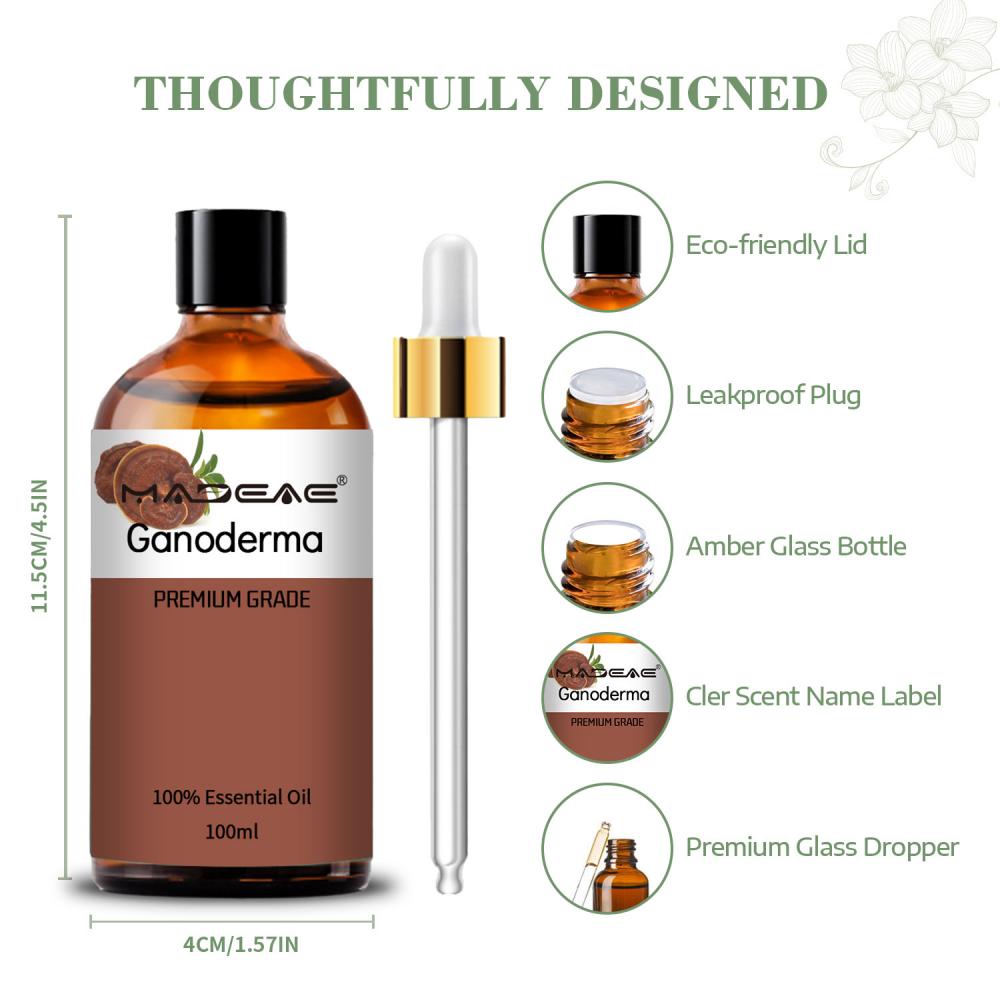 High Grade Pure Plant Ganoderma Essential Oil For Anti-Aging