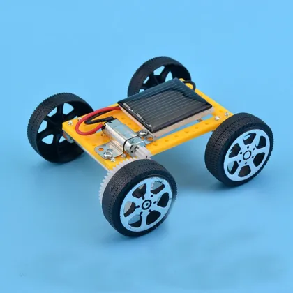 Mini Science Experiment Solar Car Toys for Children DIY Assembled Solar Powered Toy Set Educational Toys