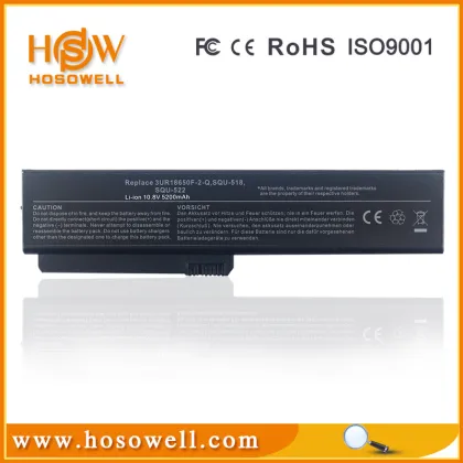 Dongguan HSW notebook akku SQU-518 SQU-522 for FUJITSU V3205 with PI965 packaging