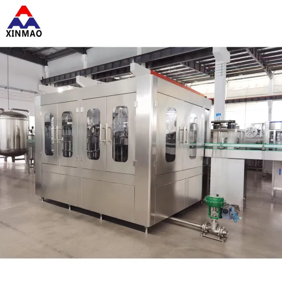 XINMAO 3-in-1 Carbonated Soft Drink Fully Automatic Bottle Filling Machine