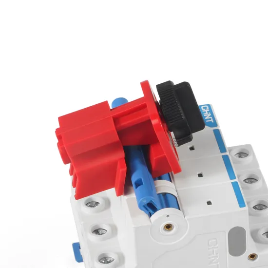 BOZZYS 6-Pack Nylon Lock Body Miniature Lockout Device for Electrical Lockout