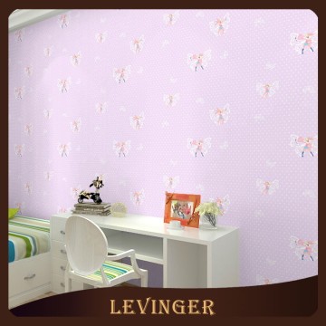 Levinger Cute Cartoon Rabbit Wallpaper For Children Bedroom Decoration