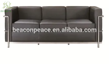 American style Office furniture sofa, Le Corbusier LC2 Sofa 3 seater
