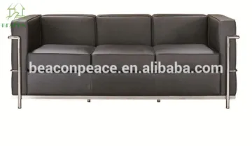 American style Office furniture sofa, Le Corbusier LC2 Sofa 3 seater
