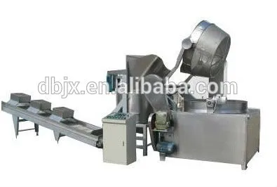 semi-automatic frying machine for cashew nut