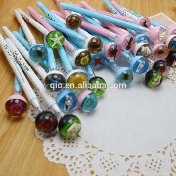 Novelty Ballpoint Pens for Kids: Shell, Flower, Starfish, Scorpion Designs