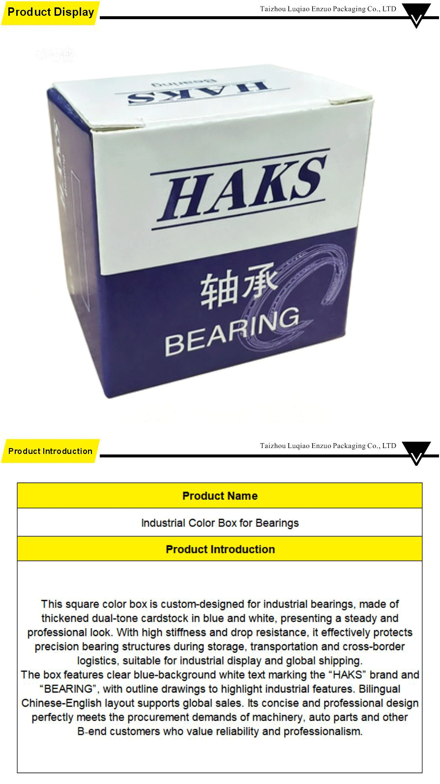 Custom Designed Bearing Box