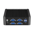 N5000 J4125 Mini PC مع 6 RS232