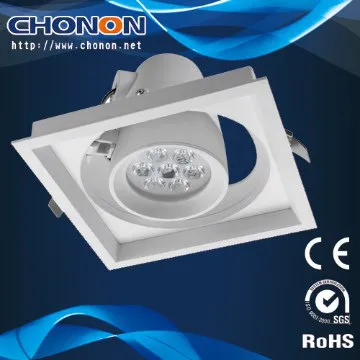 Recessed 7W LED downlight with Bridgelux chip