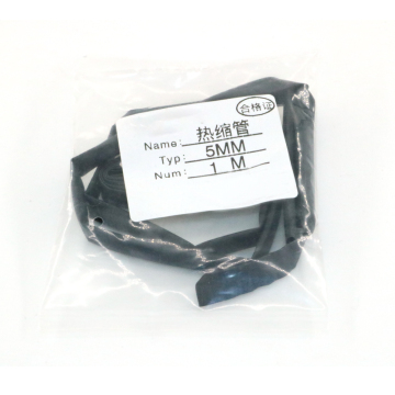 Hitam ramah lingkungan panas lengan isolasi tubing menyusut