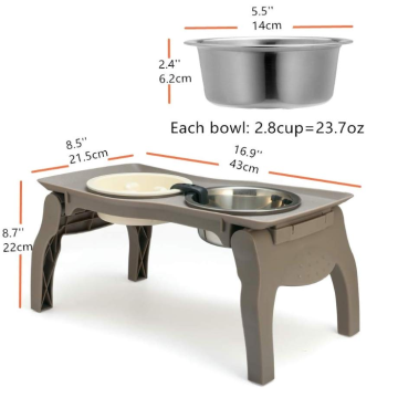 Pet Food Water Feeder Bowls