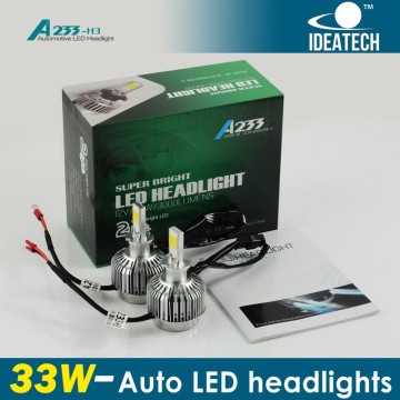 IDEA patent A233 33W 3000lm H3 led car headlight kit 12V/24V