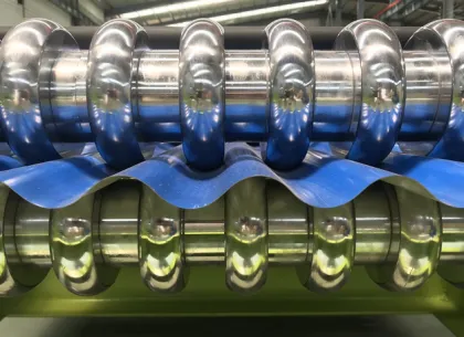 corrugated tile forming machine