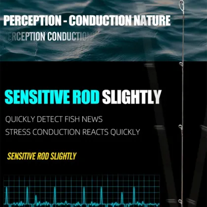 2.28m Olta Tuna Fishing Rods - Carbon Fiber Spinning Rods for Trout Fishing