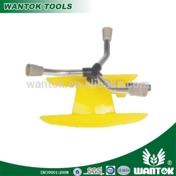 3-arm Alumnium alloy Impulse Sprinkler On H plastic base