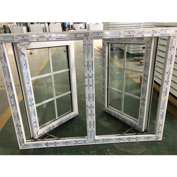 European Style High Quality Vinyl Casement Window with Screen - WEIKA Factory Supplier