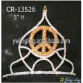 Wholesale Rhinestone Peace Sign Crowns