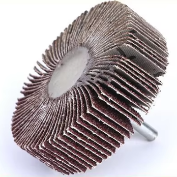 50*25*6 P40/60/80/120/180/240/320/4 Klappenrad mit Wellenaluminiumoxid kleines Wellenlappenrad