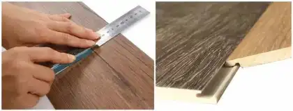 Luxury SPC tile PVC floor vinyl SPC flooring