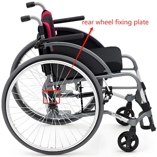 High Strength Aluminum Wheelchair Rear Wheel Bracket
