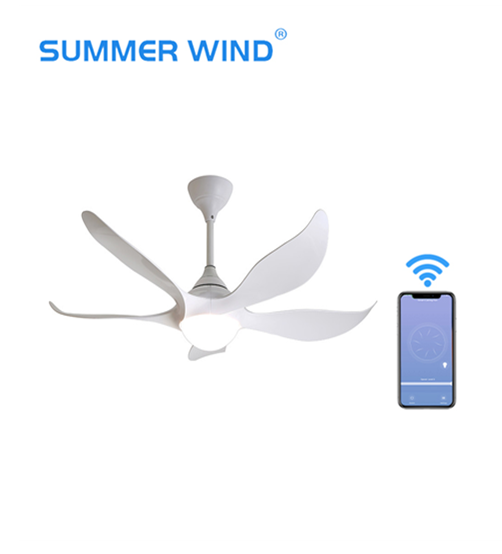 Plafonnier Tuya WIFI blanc pour ventilateur de plafond