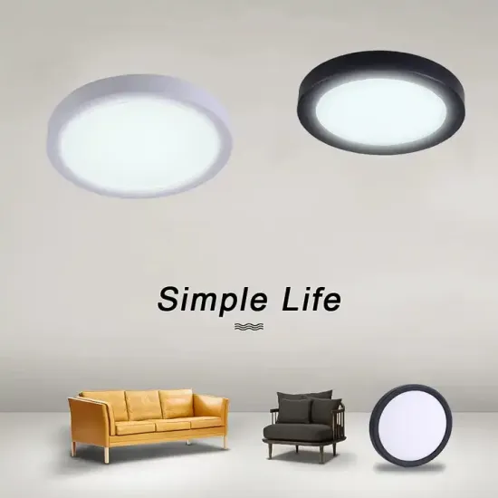 Smart Panel LED Ceiling Light: Indoor Lamp Fixtures for Kitchen, Office, Bathroom, Dining Room & Living Room